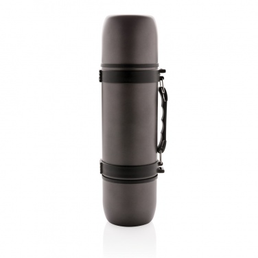 Logo trade promotional merchandise image of: Vacuum flask with 2 cups