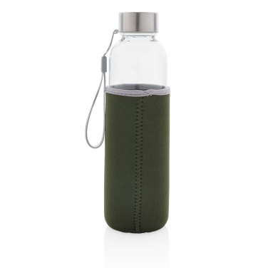 Logo trade corporate gift photo of: Glass bottle with neoprene sleeve