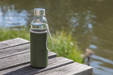 Logo trade business gift photo of: Glass bottle with neoprene sleeve