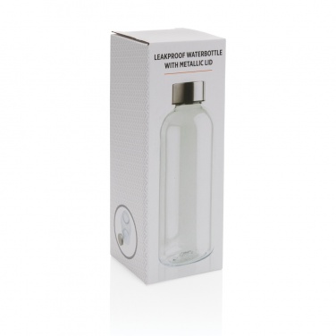 Logotrade advertising product image of: Leakproof water bottle with metallic lid