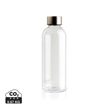 Logo trade promotional merchandise image of: Leakproof water bottle with metallic lid