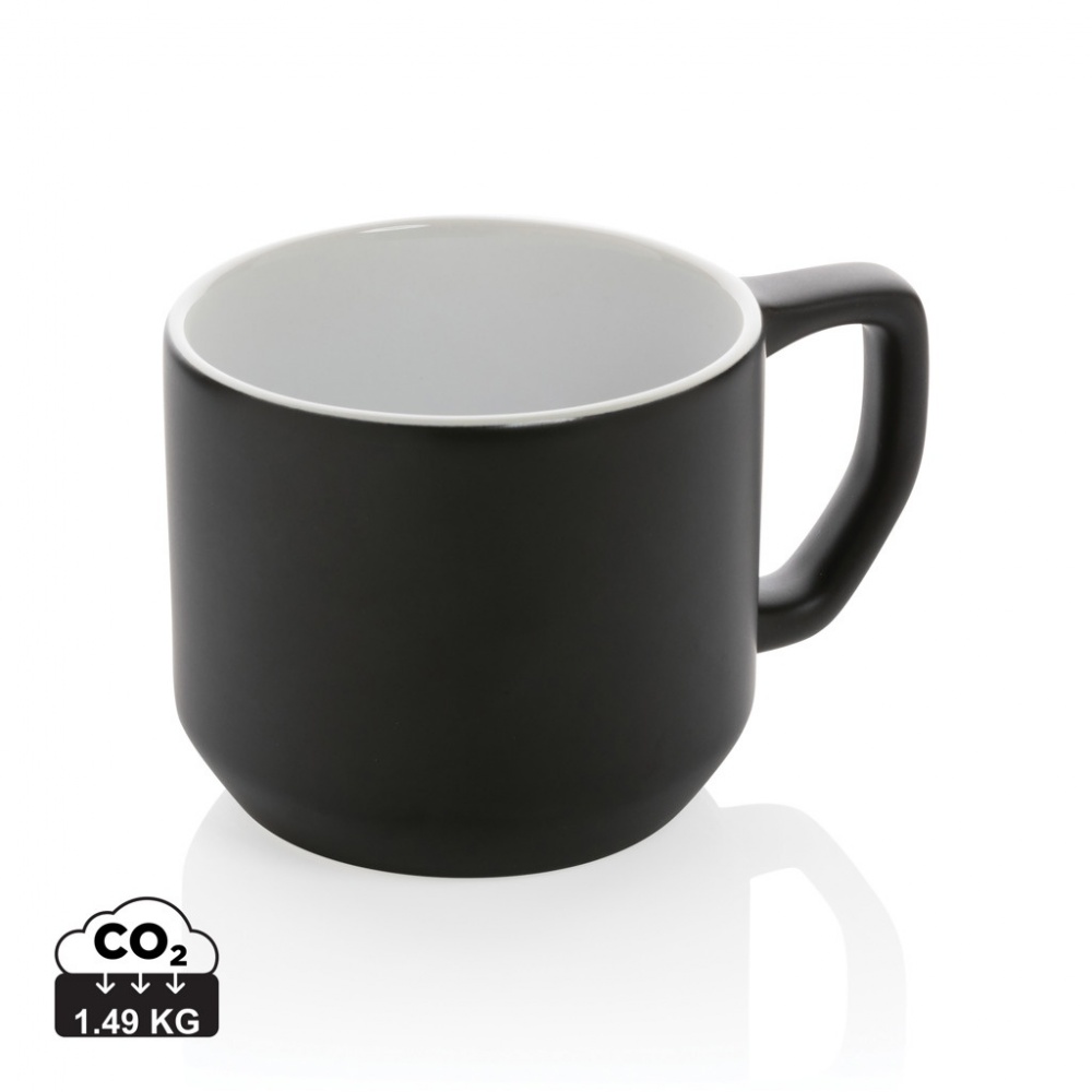 Logotrade promotional items photo of: Ceramic modern mug 350ml