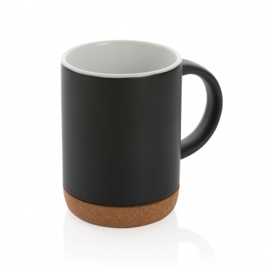Logo trade promotional merchandise picture of: Ceramic mug with cork base 280ml