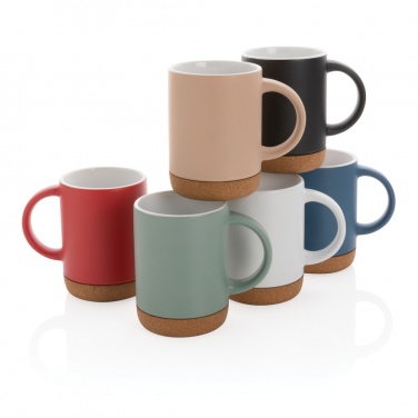 Logotrade promotional gift image of: Ceramic mug with cork base 280ml