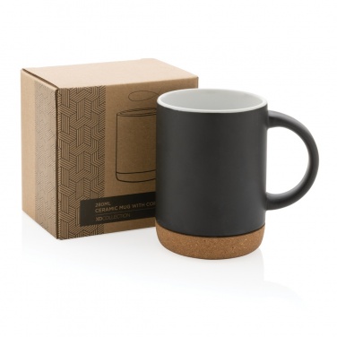 Logotrade promotional product image of: Ceramic mug with cork base 280ml