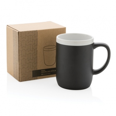 Logotrade corporate gifts photo of: Ceramic mug with white rim 300ml