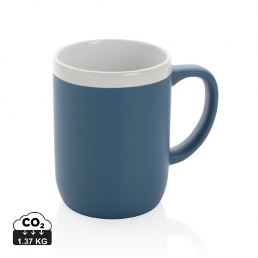 Logo trade advertising product photo of: Ceramic mug with white rim 300ml