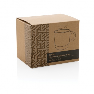 Logo trade promotional giveaway photo of: Glazed ceramic mug 360ml