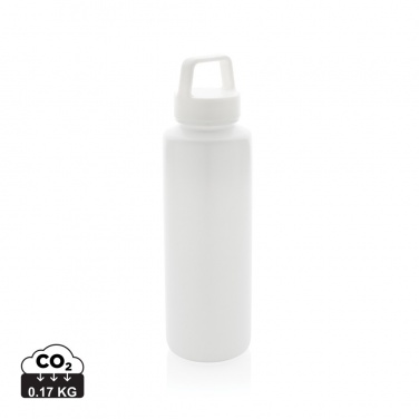Logo trade promotional giveaways image of: RCS certified recycled PP water bottle with handle