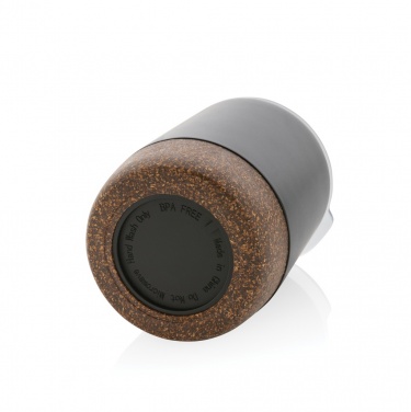 Logo trade promotional merchandise picture of: RCS Re-steel cork small vacuum coffee mug
