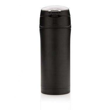 Logotrade promotional giveaway picture of: RCS Recycled stainless steel easy lock vacuum mug