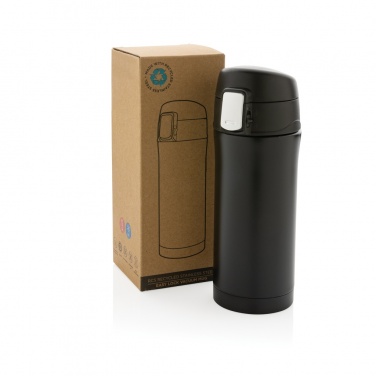 Logotrade advertising product image of: RCS Recycled stainless steel easy lock vacuum mug