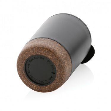 Logo trade corporate gifts picture of: GRS RPP stainless steel cork coffee tumbler