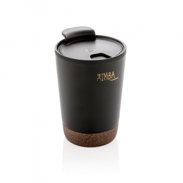 Logo trade promotional merchandise picture of: GRS RPP stainless steel cork coffee tumbler