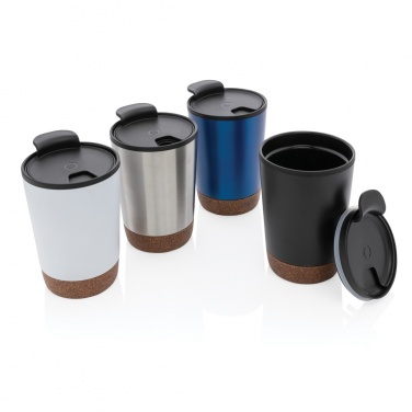 Logo trade promotional gifts image of: GRS RPP stainless steel cork coffee tumbler