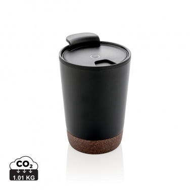 Logotrade corporate gift picture of: GRS RPP stainless steel cork coffee tumbler