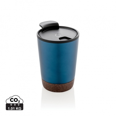 Logotrade promotional gift picture of: GRS RPP stainless steel cork coffee tumbler