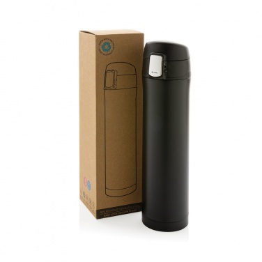 Logotrade promotional gift picture of: RCS Re-steel easy lock vacuum flask