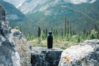 Logo trade corporate gifts image of: Flow RCS recycled stainless steel vacuum bottle
