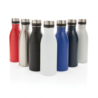 Logo trade promotional giveaways picture of: RCS Recycled stainless steel deluxe water bottle