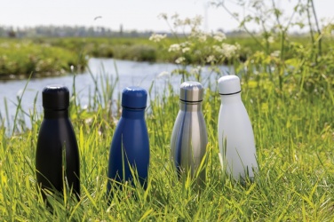 Logotrade advertising products photo of: Eureka RCS certified re-steel single wall water bottle