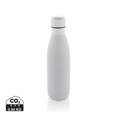 Logotrade promotional product picture of: Eureka RCS certified re-steel single wall water bottle