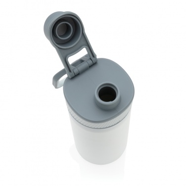 Logotrade promotional merchandise picture of: Vacuum stainless steel bottle with sports lid 550ml