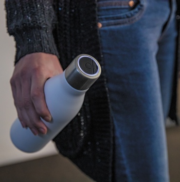 Logo trade promotional gift photo of: UV-C steriliser vacuum stainless steel bottle
