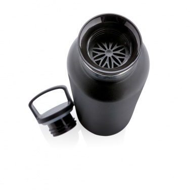Logo trade advertising products picture of: Vacuum insulated leak proof standard mouth bottle