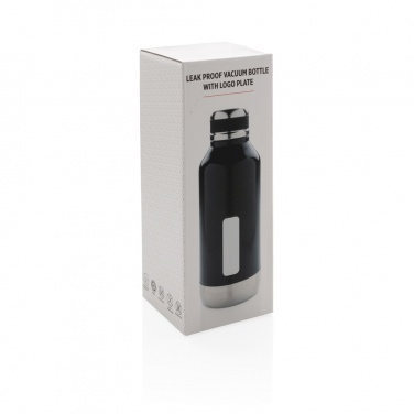Logo trade advertising products picture of: Leak proof vacuum bottle with logo plate