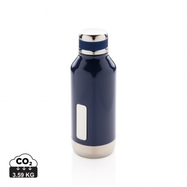 Logotrade promotional merchandise image of: Leak proof vacuum bottle with logo plate