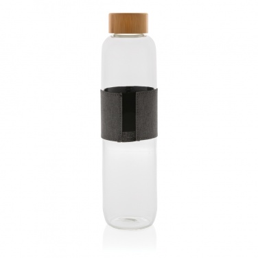 Logotrade promotional gift picture of: Impact borosilicate glass bottle with bamboo lid