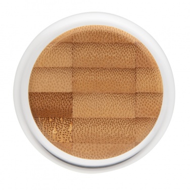 Logo trade promotional gifts picture of: Impact borosilicate glass bottle with bamboo lid