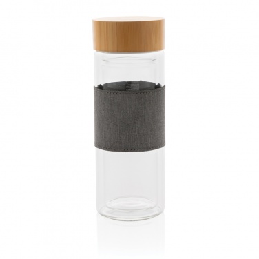 Logotrade promotional gifts photo of: Impact double wall borosilicate glass bottle