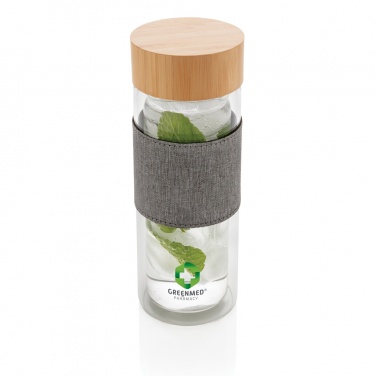 Logotrade promotional item image of: Impact double wall borosilicate glass bottle