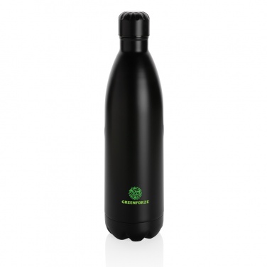 Logotrade promotional item picture of: Solid colour vacuum stainless steel bottle 1L
