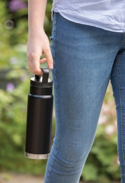 Logotrade promotional giveaways photo of: Leakproof vacuum on-the-go bottle with handle