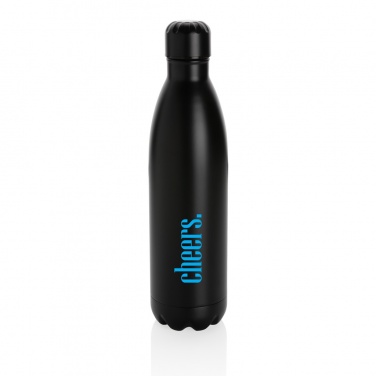Logo trade promotional item photo of: Solid colour vacuum stainless steel bottle 750ml