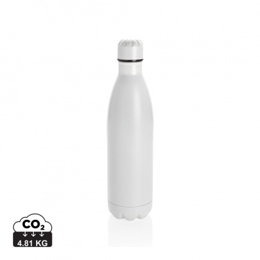 Logo trade corporate gifts image of: Solid colour vacuum stainless steel bottle 750ml