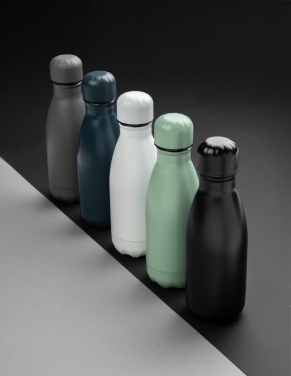 Logo trade business gift photo of: Solid colour vacuum stainless steel bottle 260ml