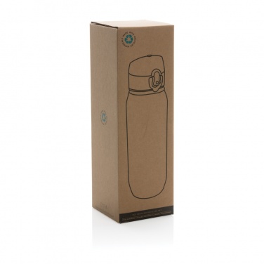 Logo trade promotional giveaways picture of: Yide RCS Recycled PET leakproof lockable waterbottle 800ml