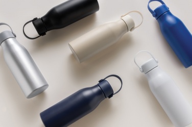Logo trade promotional items image of: Pluto RCS Certified recycled aluminium bottle 680ml