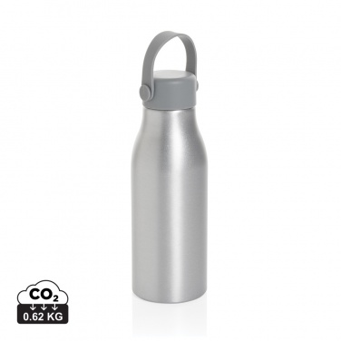 Logo trade promotional giveaways image of: Pluto RCS Certified recycled aluminium bottle 680ml