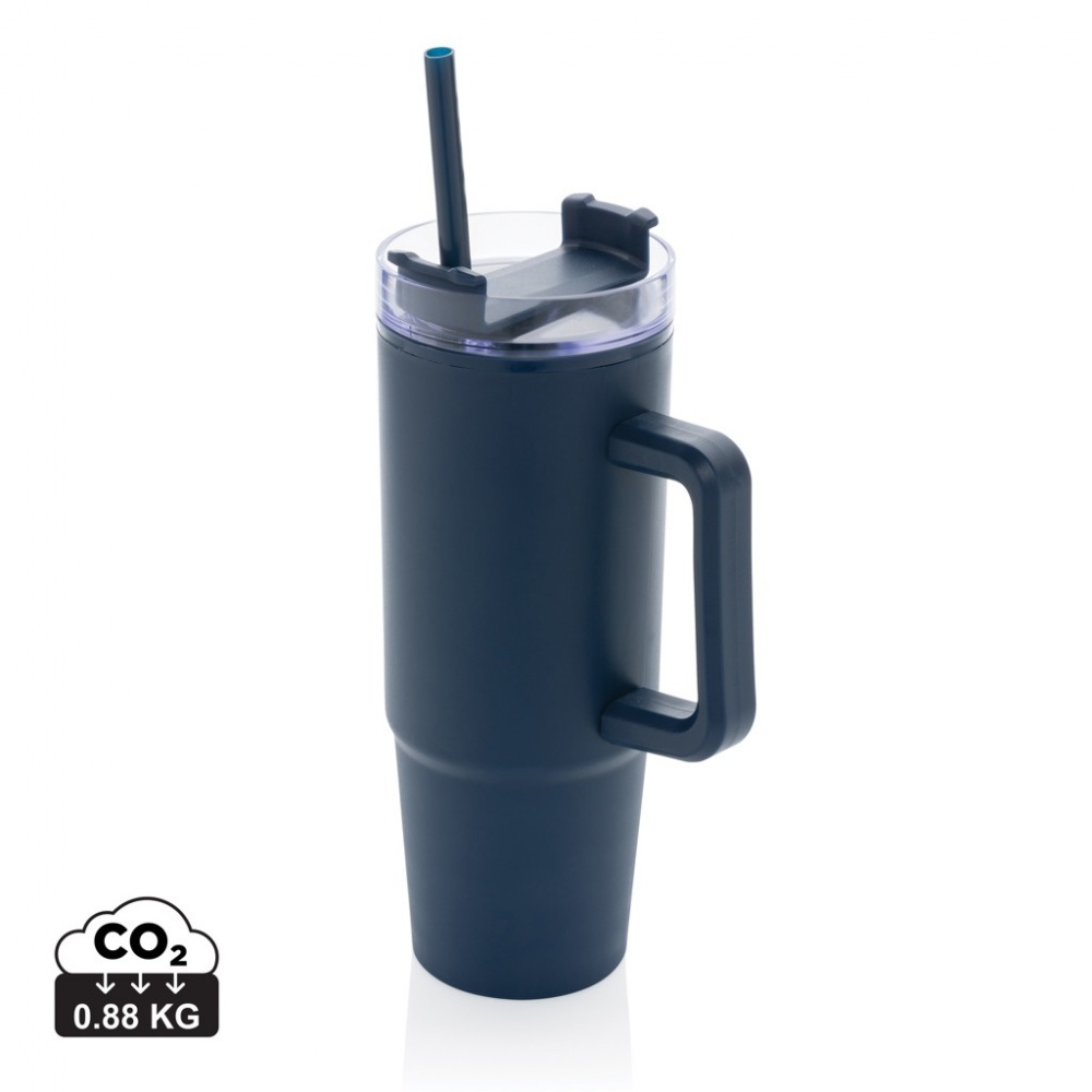 Logo trade promotional items image of: Tana RCS plastic tumbler with handle 900ml