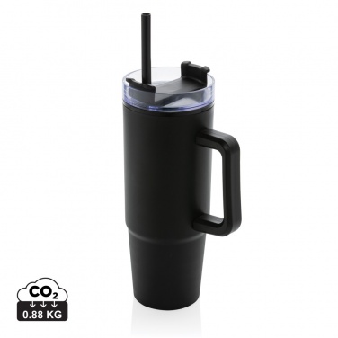 Logotrade promotional item image of: Tana RCS plastic tumbler with handle 900ml