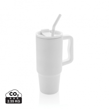 Logo trade promotional merchandise image of: Embrace deluxe RCS recycled stainless steel tumbler 900ml
