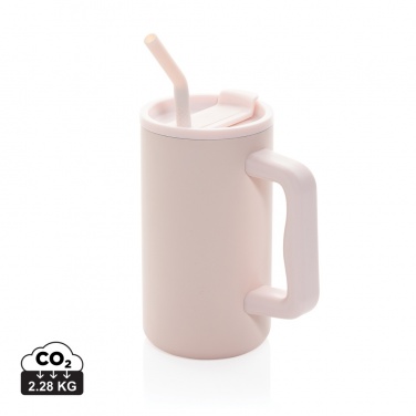 Logo trade promotional product photo of: Cube RCS certified recycled steel mug 800ml