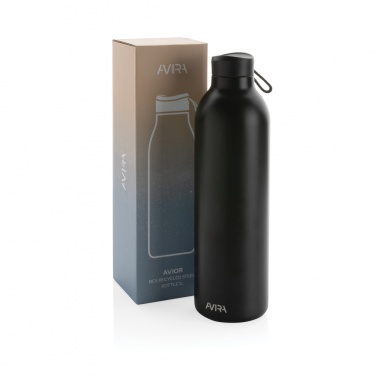 Logo trade promotional gifts image of: Avira Avior RCS Re-steel bottle 1L