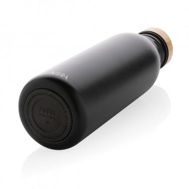 Logotrade promotional item image of: Avira Alcor RCS Re-steel single wall water bottle 600 ML