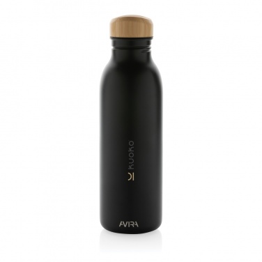 Logo trade promotional giveaways picture of: Avira Alcor RCS Re-steel single wall water bottle 600 ML
